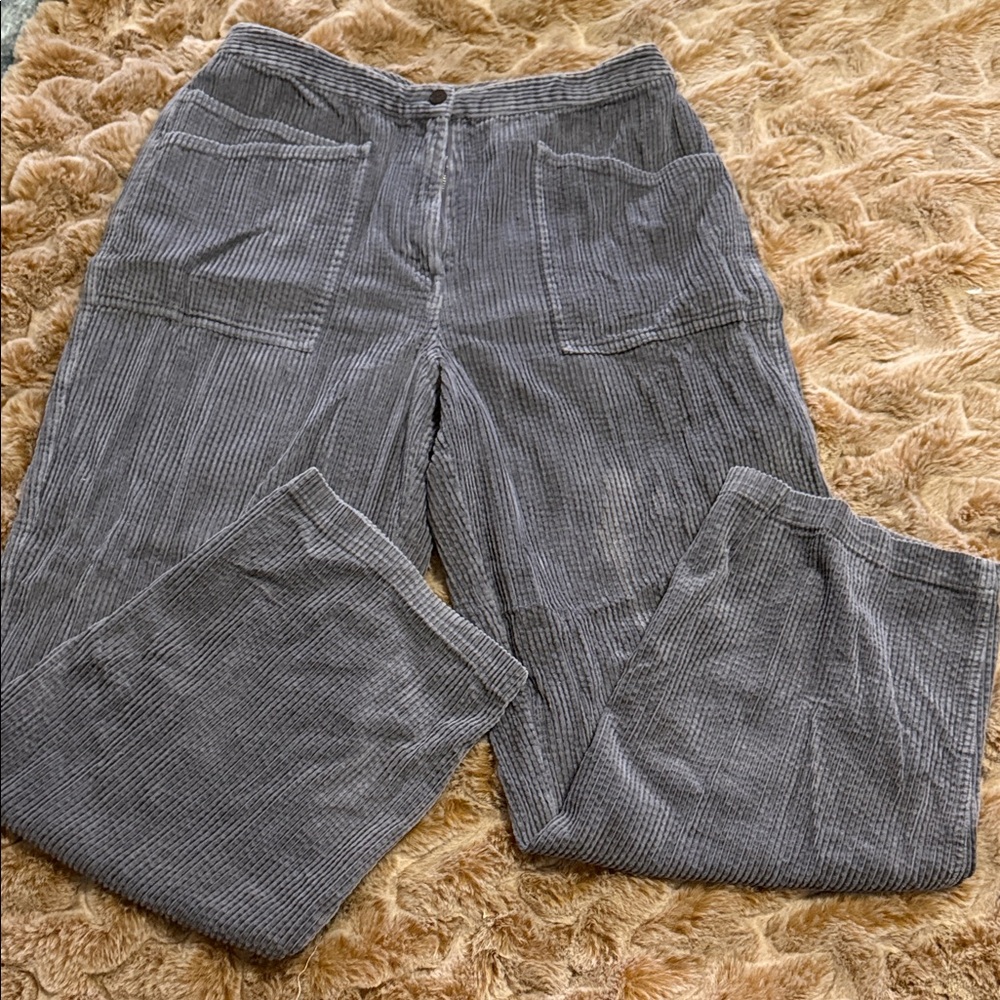 J Jill Gray Corduroy Pants - 12
